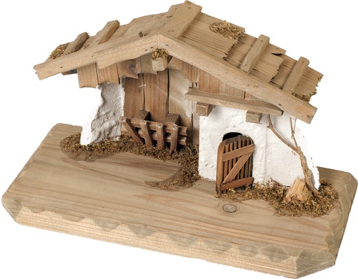 [STL-47S001] Kötzting Stable, Natural - 30x15x16,5cm