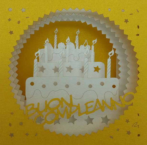 [GIR-82POPCI 52] GATEAU ANNIVERSAIRE ITALIEN