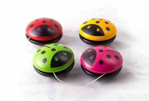 [GIR-82Y21] Y21 YOYO COCCINELLE ROUGE  5,6 cm
