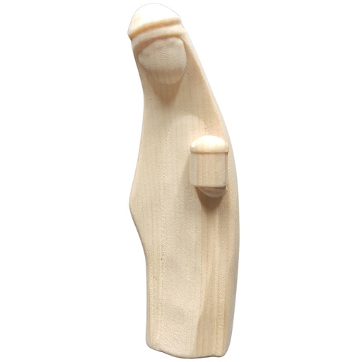 [KGR-07M01ROA12N] Roi Balthazare "Zirbe"-collection - H 12cm - bois sculpté/naturel