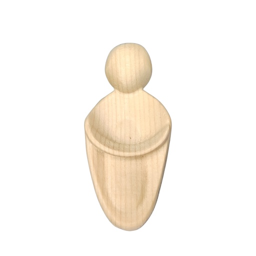 [KGR-07M01GLO12N] Gloria angel - "Zirbe"-collection - wood - 12cm - natur