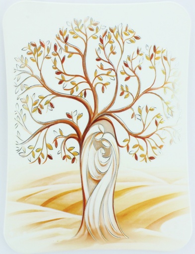 [KAD-09M02FAM] Cadre résine - Arbe de vie/Ste Famille mod. - couleur (235x175mm)