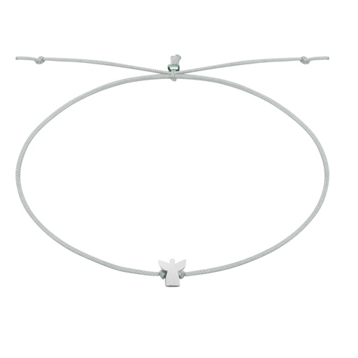 [ARM-99M05ENG] Armbandje/koordje - "Good wishes"- Collection"  - Engel verzilverd