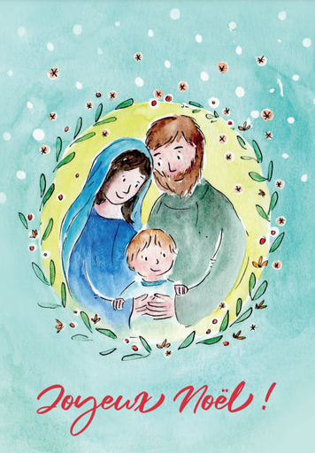[CRT-31NS025] Kerstkaart 10,5x15cm - Joyeux Noël
