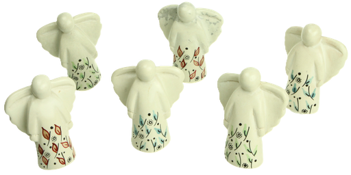 [MRL-831302] Bloemenengel - zeepsteen Maria-Laach - 6 assorti (60-70mm)