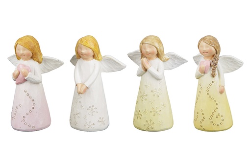 [ENG-30M003] Engel "Mutmacher" - Kunstharz - sortiert (9cm)