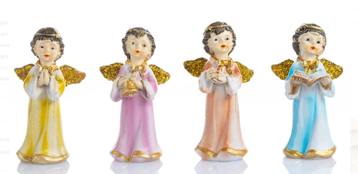 [ENG-72M001] Engel in poly - sortiert/Farbig (8cm)