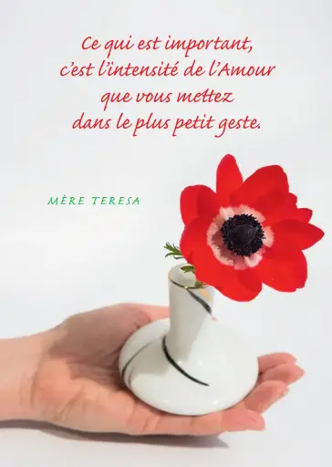 [SOU-04TFR002] Marmoruntersetzer- 10x10cm - Ce qui est important ...