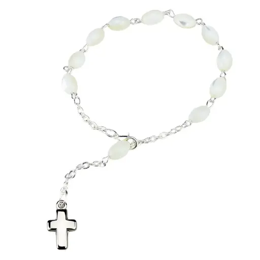[ARM-35M015] Armband - Zenner - Perlemutt ovale