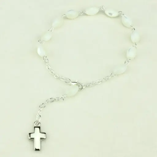 [ARM-35M015] Armband - Zenner - Perlemutt ovale