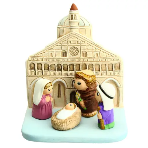 [KGR-85PAD01] Crèche du monde - "Padoua" - 7x9cm