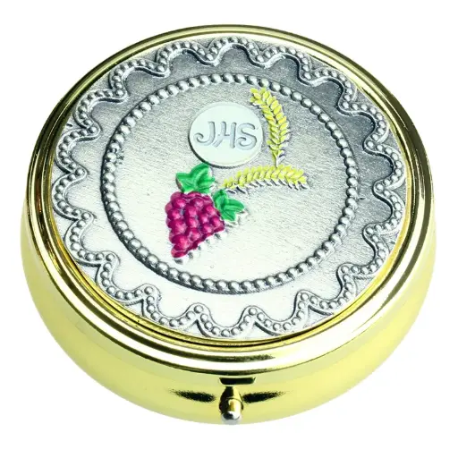 [HSD-11COM01] Hostiedoosje 'Druiven-JHS-Aren'/gekleurd- D 40mm