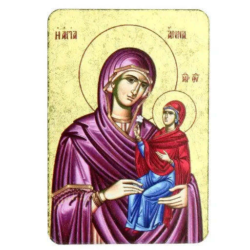 [ATM-13MGL01ANN] Magnet icon/wood - 55x80mm -H. Anna