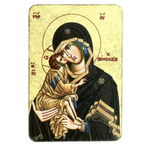 [ATM-13MGL01VLA] Magnet icon/wood - 55x80mm -Vladimir