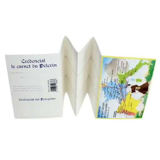 [PDO-00CRE001] Carnet "Crédencial Saint Jacques de compostelle - 10x15cm